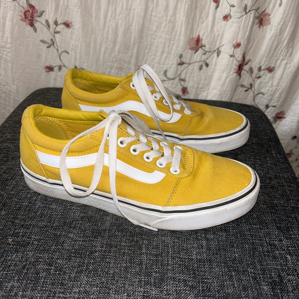 Yellow Women’s Vans size 7.5